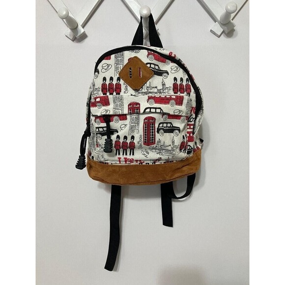 I Love London Mini Backpack Travel British England SOUVENIR Adjustable Straps - Picture 1 of 16
